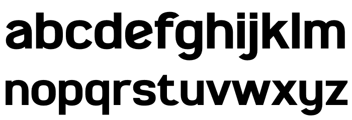 Meligus Font LOWERCASE