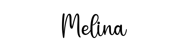 Melina  font caratteri gratis