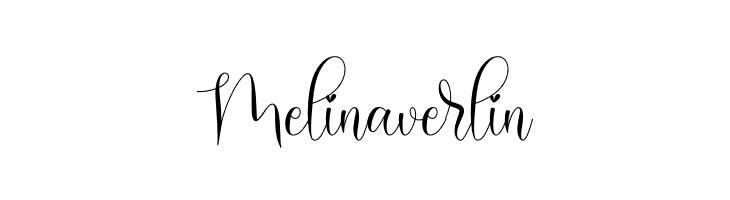 Melinaverlin  नि: शुल्क फ़ॉन्ट्स डाउनलोड