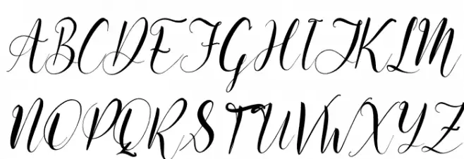 Melinda Amatha Italic Polices MAJUSCULES
