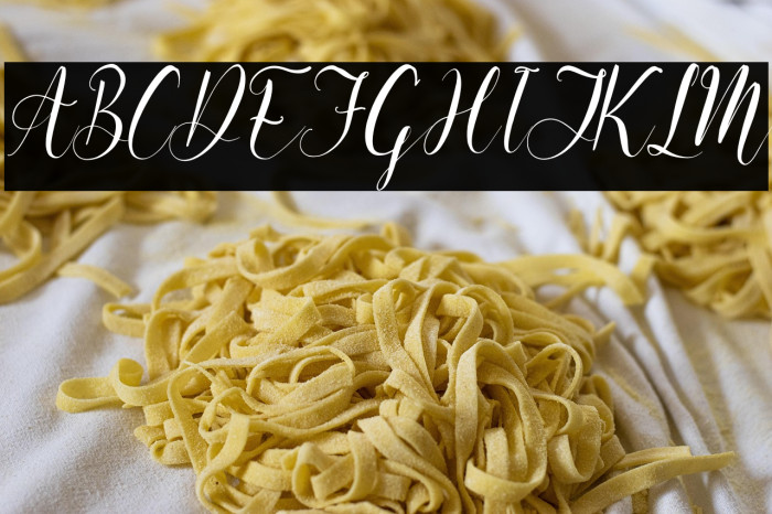 Melinda Amatha Italic Example 1