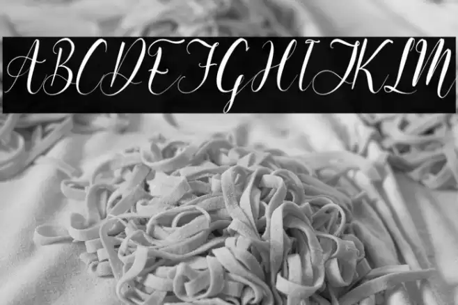 Melinda Amatha Italic Font examples