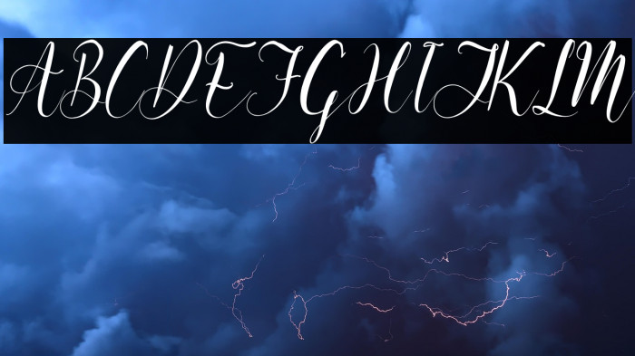 Melinda Amatha Italic Example 2