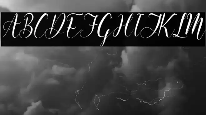 Melinda Amatha Italic Font examples