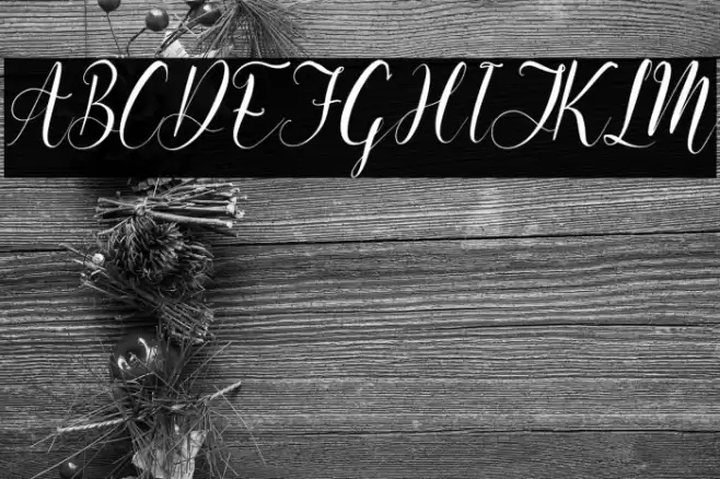 Melinda Amatha Italic Font examples