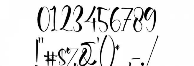 Melinda Amatha Font OTHER CHARS