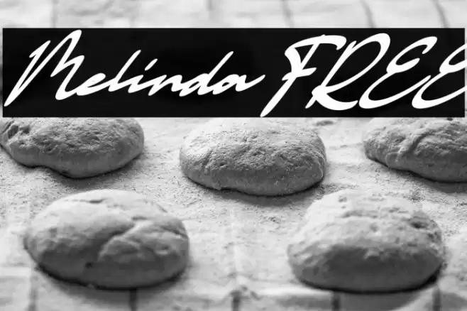 Melinda FREE Font examples