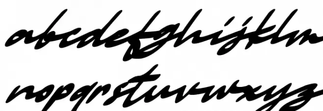 Melinda FREE Font LOWERCASE