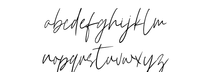 Melinda Rosalie Font LOWERCASE