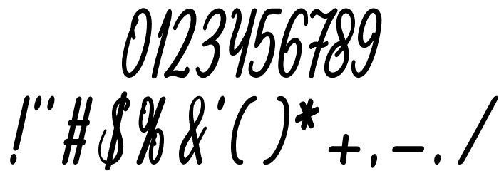 Melinda art design Font OTHER CHARS