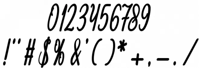 Melinda-artdesign Font OTHER CHARS