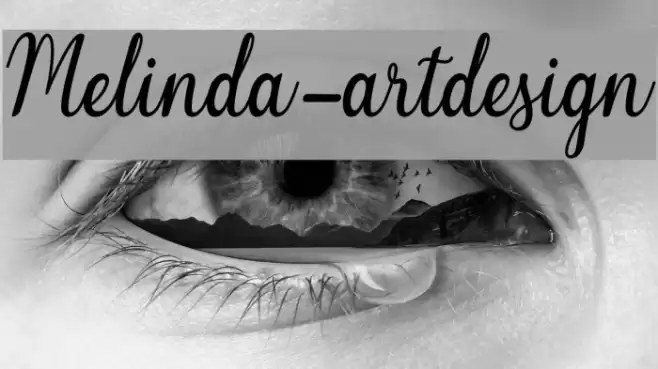 Melinda-artdesign Font examples