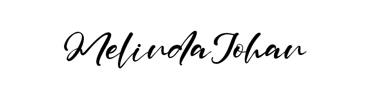 MelindaJohan  baixar fontes gratis