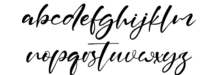 MelindaJohan Font LOWERCASE