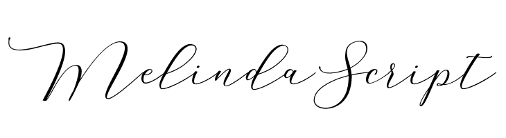 MelindaScript Font