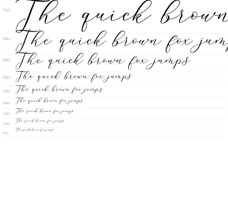 MelindaScript Waterfall