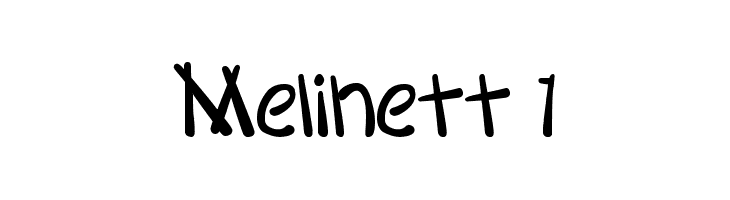 Melinett 1 Font