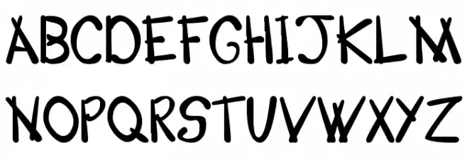 Melinett 1 Шрифта ВЕРХНИЙ