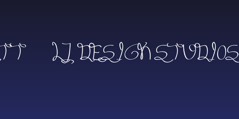 Melinett 3 - LJ-Design Studios Italic Social Header