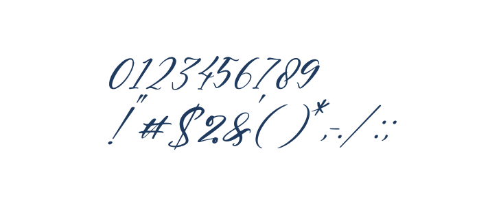 Melintyca Italic Other Characters