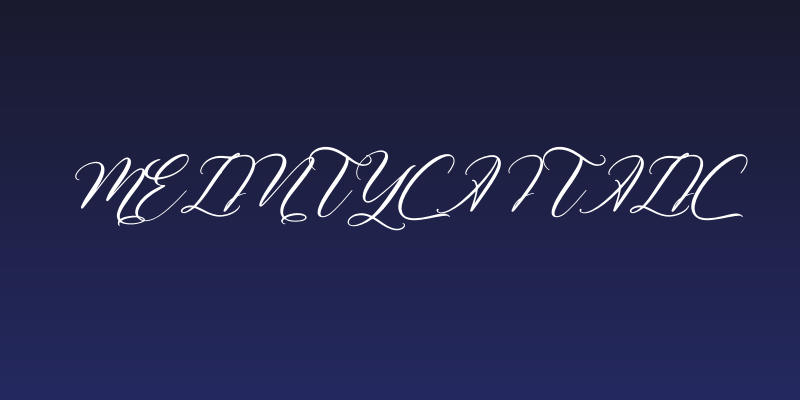Melintyca Italic Social Header