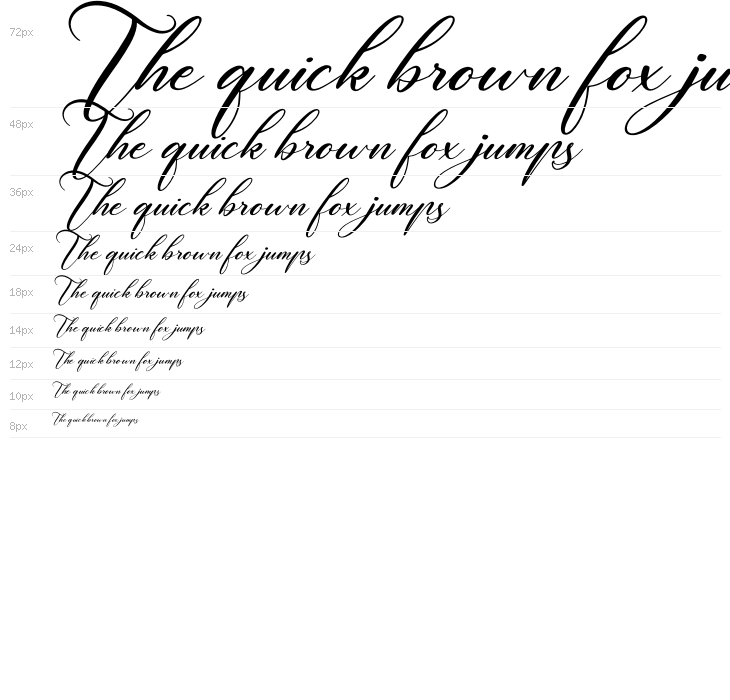 Melintyca Italic Waterfall