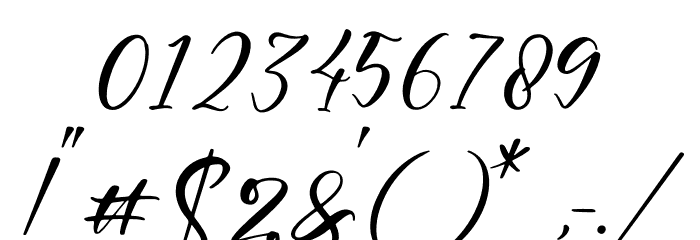 Melintyca Font OTHER CHARS