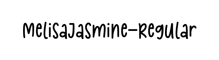 MelisaJasmine-Regular  Frei Schriftart Herunterladen