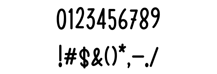 MelisaJasmine-Regular Font OTHER CHARS