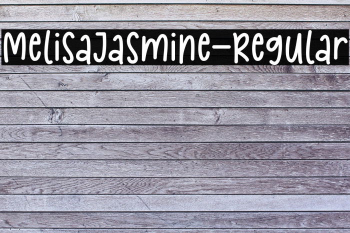 MelisaJasmine-Regular Example 3