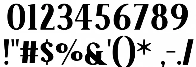 Melisande Sharp Font OTHER CHARS