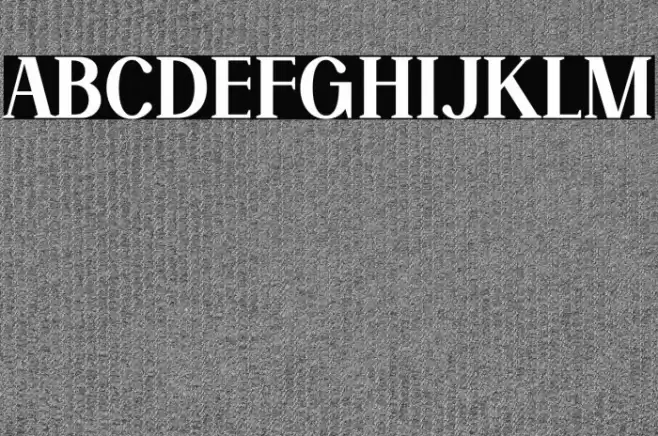 Melisande Sharp Font examples