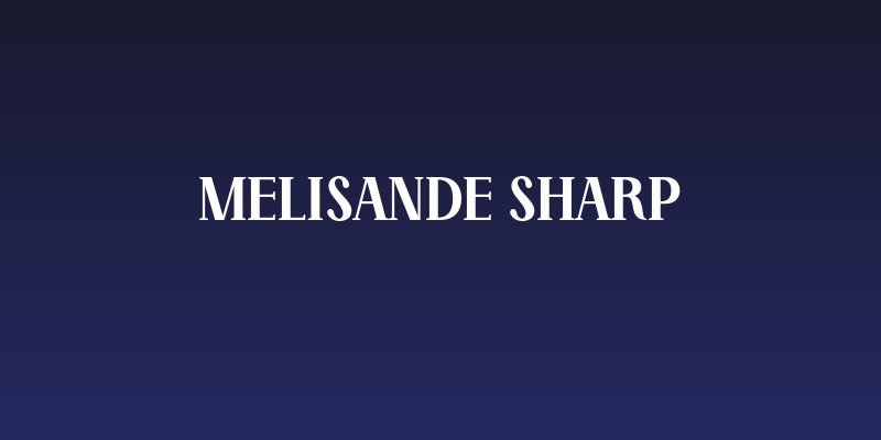 Melisande Sharp Social Header