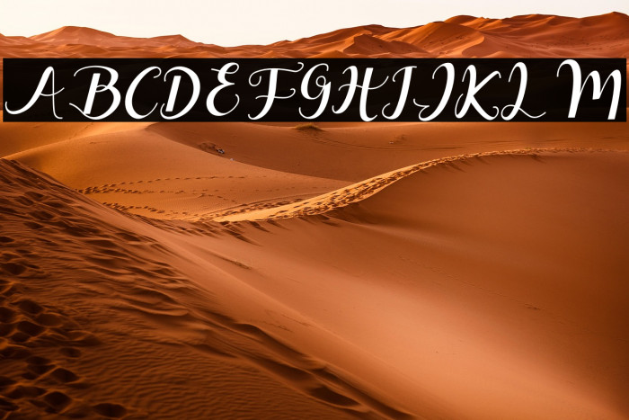 Melisha Putri Italic Example 1