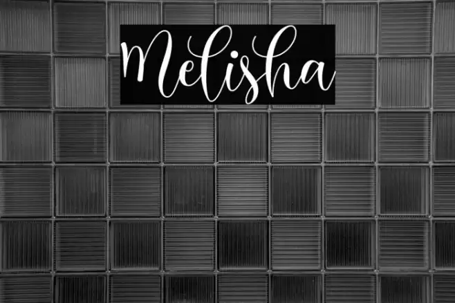 Melisha Font examples