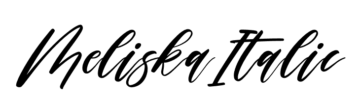 Meliska Italic  font caratteri gratis