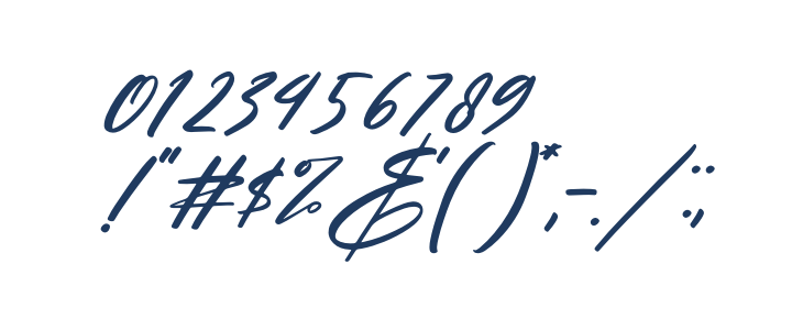 Meliska Italic Other Characters