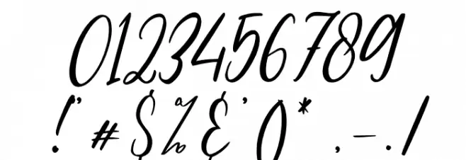 Meliska Font OTHER CHARS