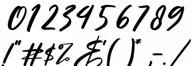 Meliska Font OTHER CHARS