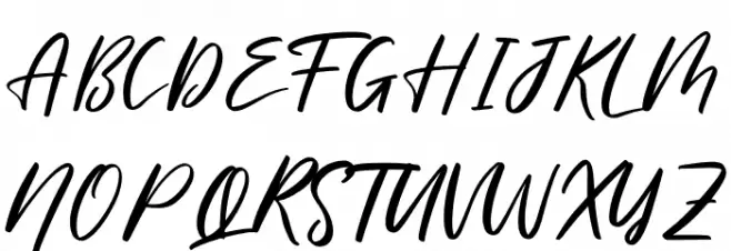 Meliska Schriftart Groß