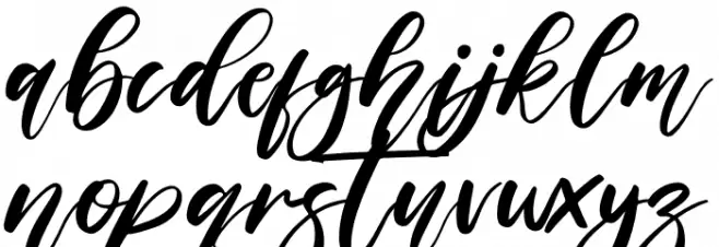 Meliska 字体 小写