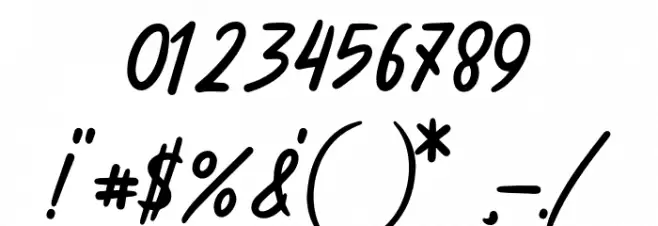 Melissa Font OTHER CHARS