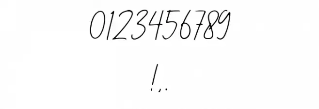 Melistany Шрифта ДРУГИЕ символов