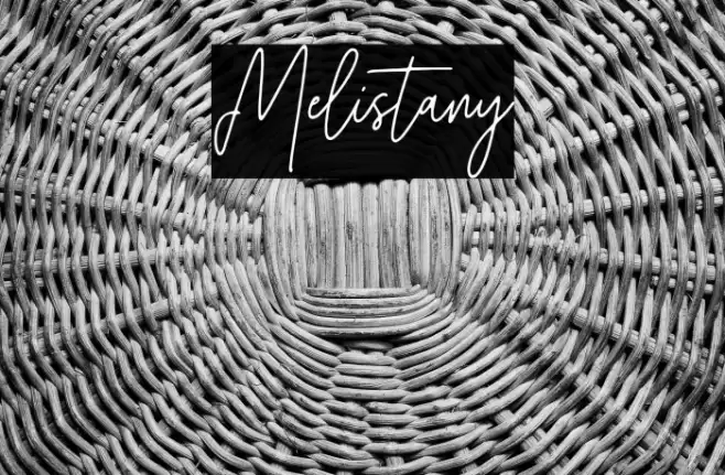 Melistany Шрифта examples