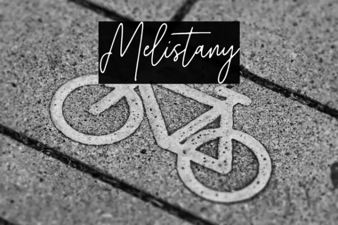 Melistany Шрифта examples