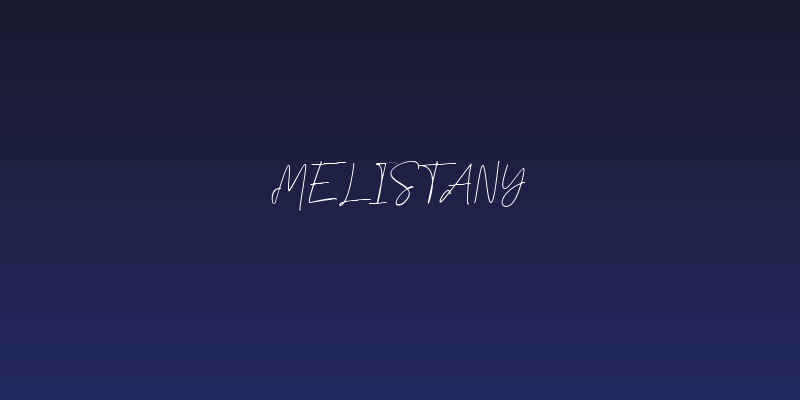 Melistany Social Header