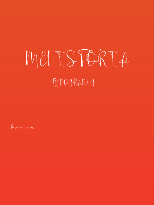 Melistoria Poster