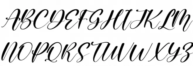 Melisty Patria Italic Font UPPERCASE
