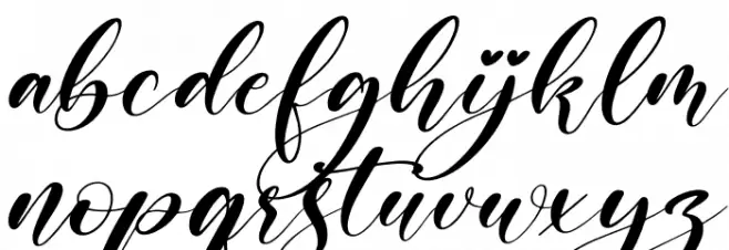 Melisty Patria Italic Fuentes MINÚSCULAS