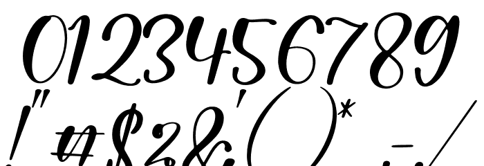 Melisty Patria Font OTHER CHARS